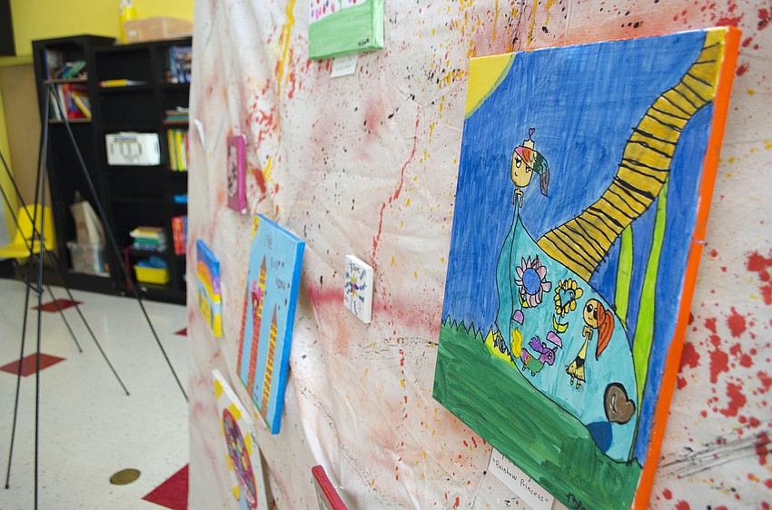 Girls Inc. participant Rylee’s “Rainbow Princess” was on display at the Champions for Girls reception on May 11 at Girls Inc. of Sarasota County.
