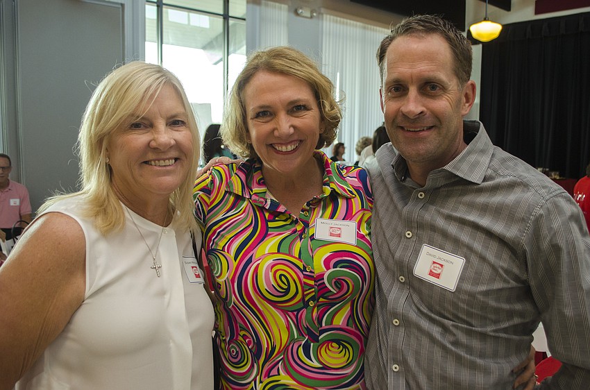 Susan Macrae with Molly and David Jackson
