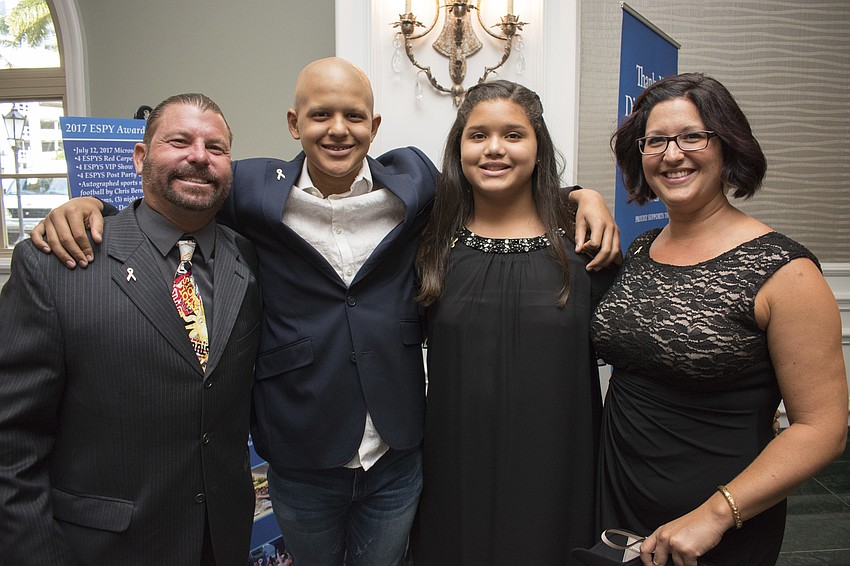 Calvin Cole, Ethan McNary, Amanda McNary and Josie McNary