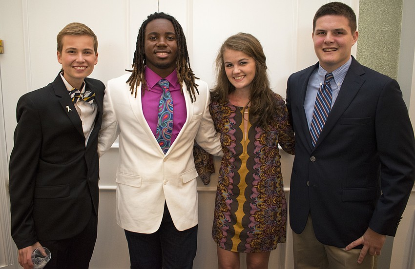 Cole Eicher, N’Jhari Jackson, Tatum Parker and Kyle Peters