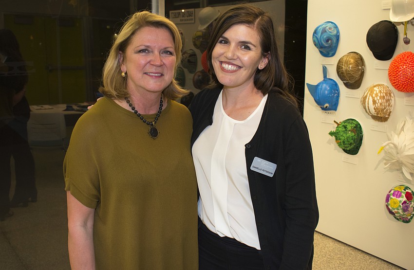 Cynthia Peterson, CEO of Center for Architecture Sarasota, with Danielle Peterson