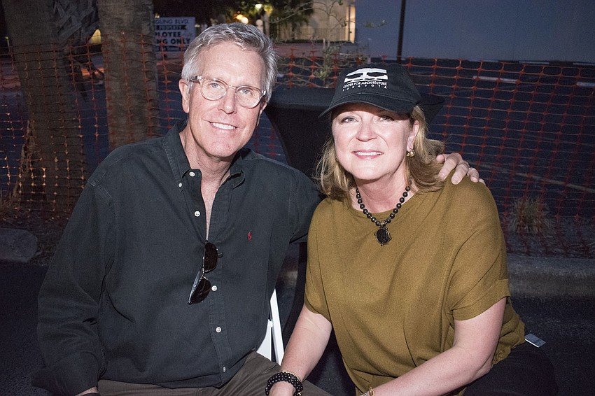 Guy Peterson and Cynthia Peterson, CEO of Center for Architecture Sarasota