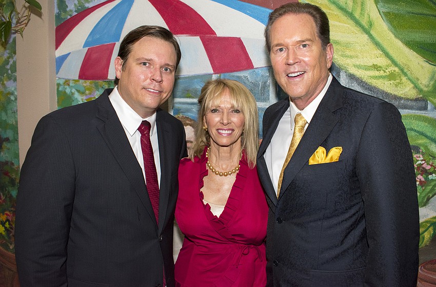 Co-Chairman James Buchanan with Honorees Sandy and Vern Buchanan