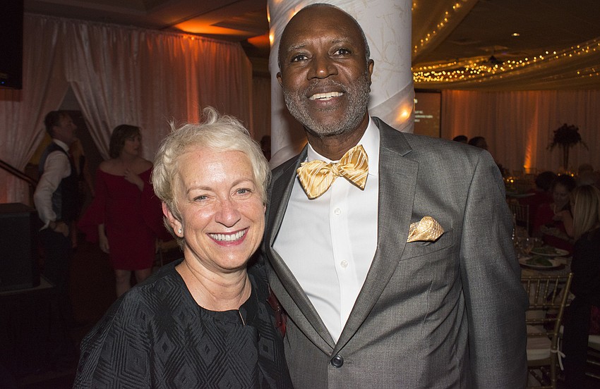 Honorees Betsy Kane-Hartnett and Louis Robison