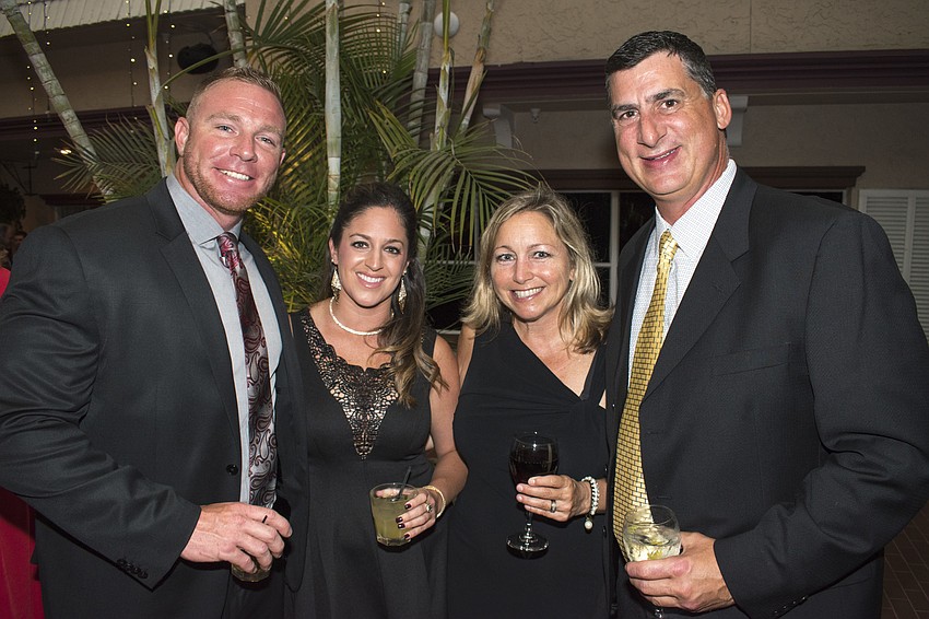 Aaron Herschberger, Bianca Naughton and Beth and Brian Jung