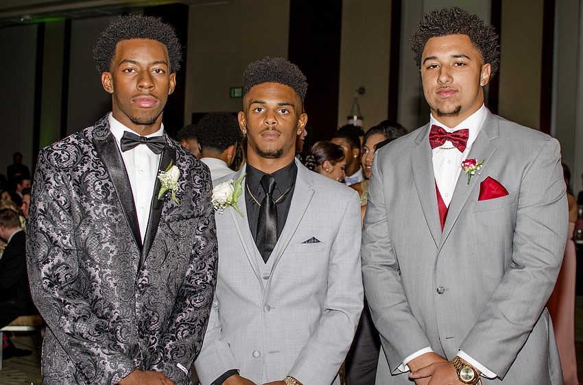 Xakari Hawkins, Isiah Priester and Gerome Howard