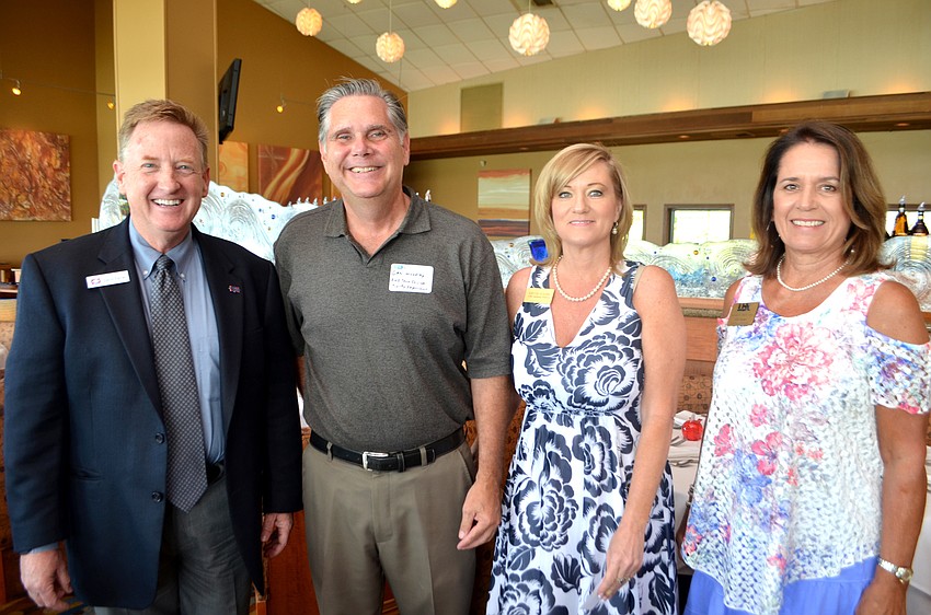 Dave Farrar, Dan Woodley and Kristin Fouri and Allie Hueter