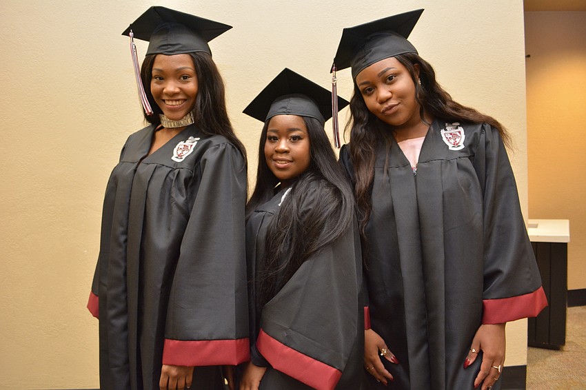Kristina Edmond, Zhane Williams and Christina St. Foy all plan to attend State College of Florida.