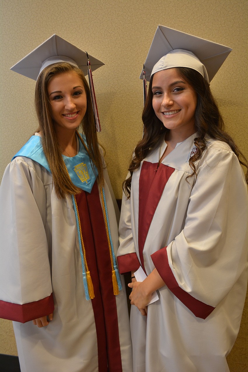 Lauren Kvederis and Carol Rothenberger both are in Braden River'     s top 10% of graduates.