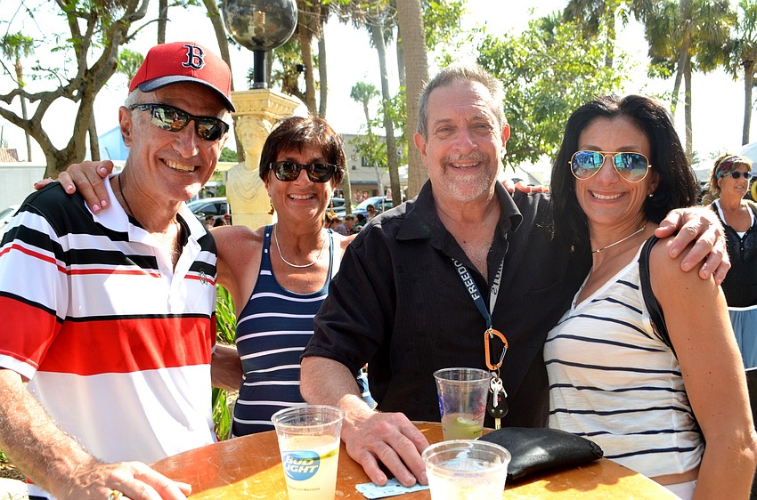 Paul and Donna Colliton, Johnnie Liotine and Gina Fallon