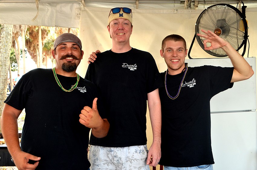 Louis Perez, Steven Powell and Zac Violett of Duval’s