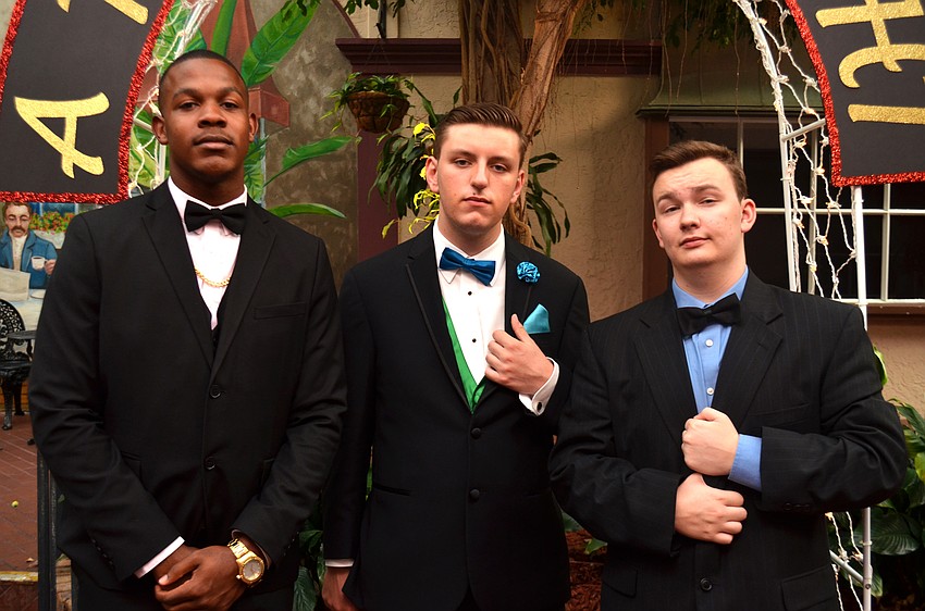 Ke’Andre Lee, Drew Strauser and Clayton Garofalo