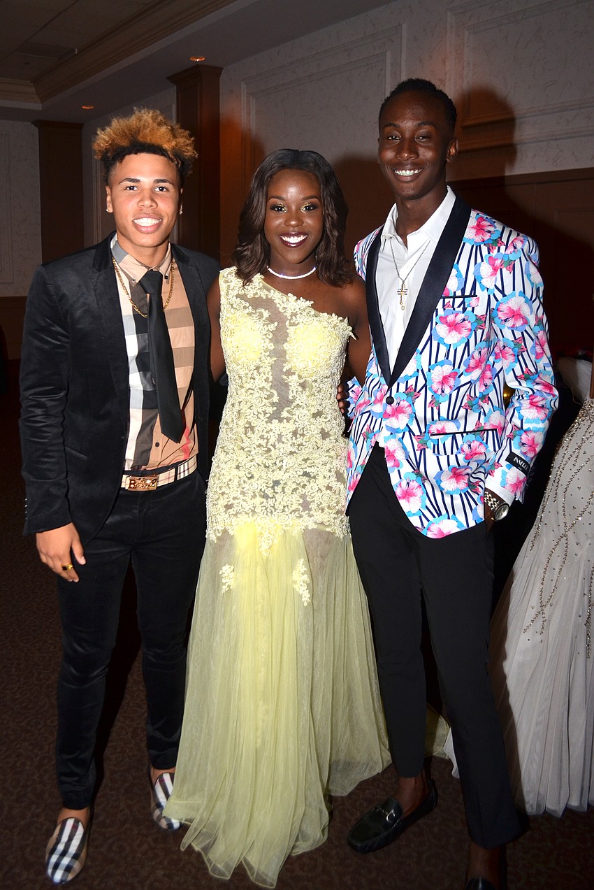 Amauris Tamayo, Jamiya Jones and Destin Clayton