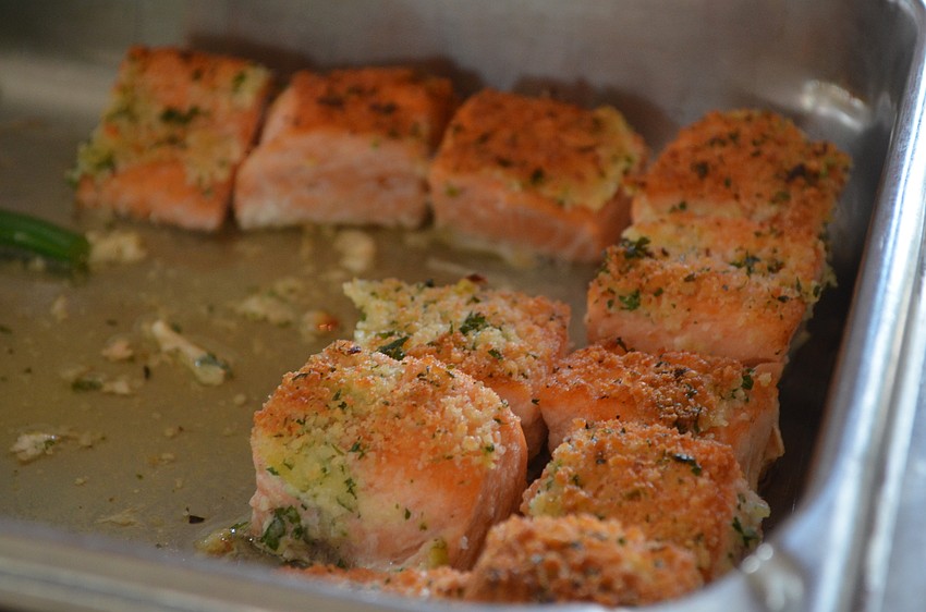 Mattison' s served salmon