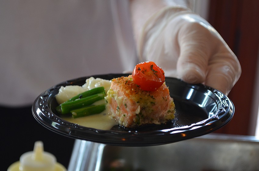 Mattison' s served salmon