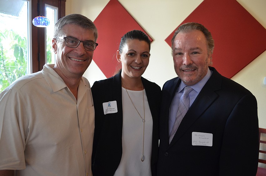 Chef Paul Mattison, Sarah Firstenberger and Michael Klauber.