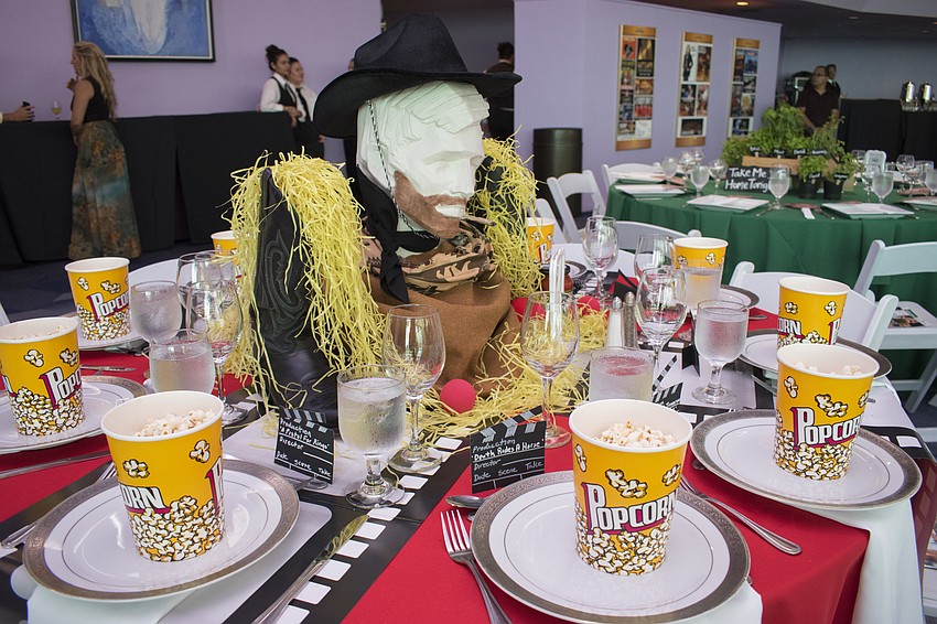 Table 7 guests chose a Western movie theme for their table at Men Who Cook & Brew on May 21 at Mattison’s Bayside at Van Wezel Performing Arts Hall.
