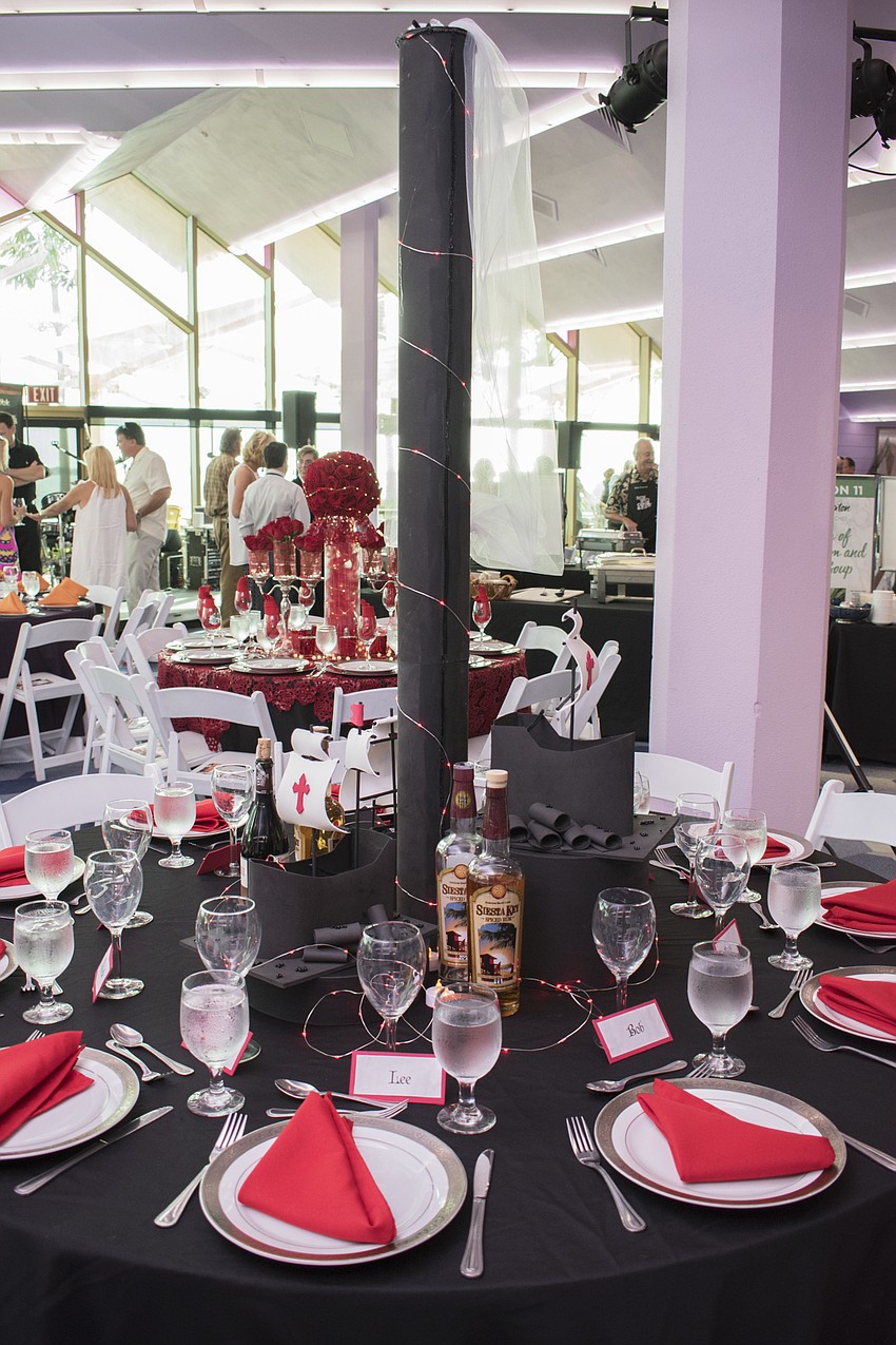 Table 11 guests showed that the pirate life is for them by choosing “yo ho”-worthy decor for their table at Men Who Cook & Brew on May 21 at Mattison’s Bayside at Van Wezel Performing Arts Hall.