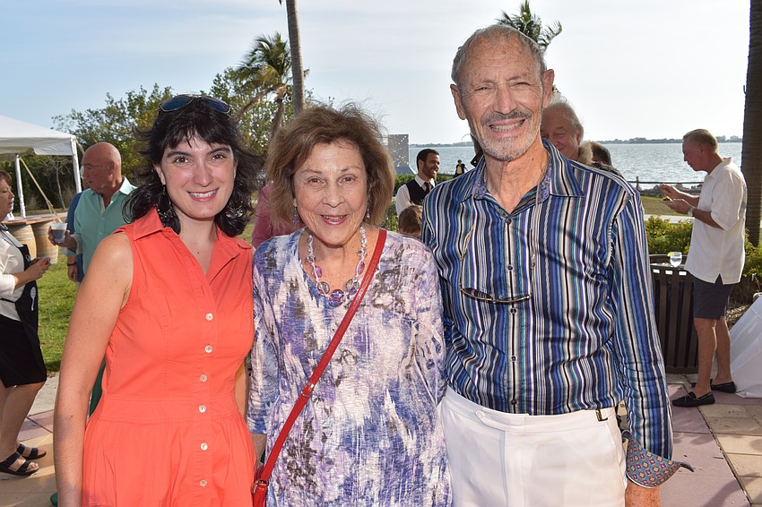 Hermione Gilpin with Joan and Bart Levenson