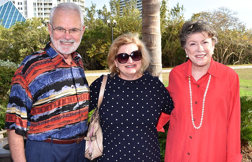 Jim Buck, Tricia Mire and Susan Buck