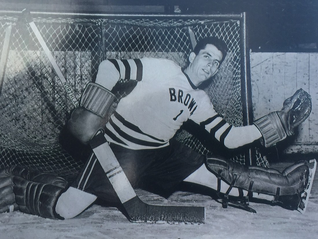 Whiston was one of two goaltenders for the U.S.A Hockey Team during the 1952 Winter Olympics in Norway. Courtesy photo.