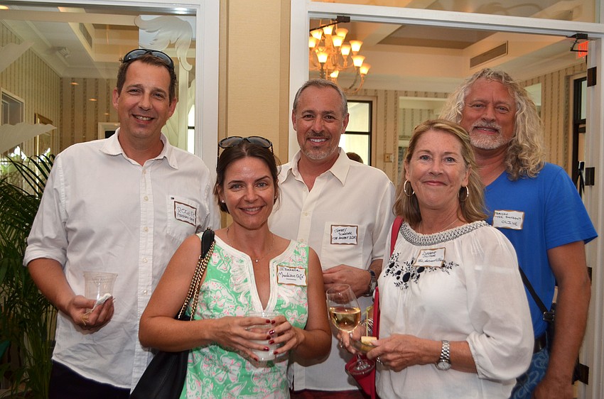 Isabelle and Roger Schuhmacher, Jeffrey Schrader, Debbie Slifer and Bryan Behling