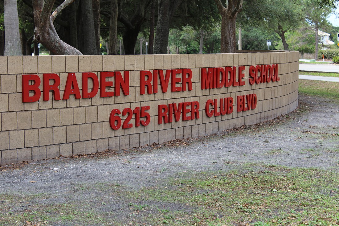 Braden River elementary and middle schools were locked down on Thursday morning.