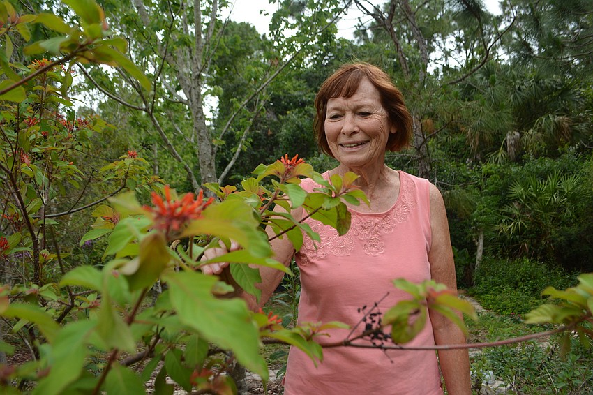 Norma Kisida took second place in the Florida Native Plant Society'     s annual awards for the residential single family class. The award was presented May 27.