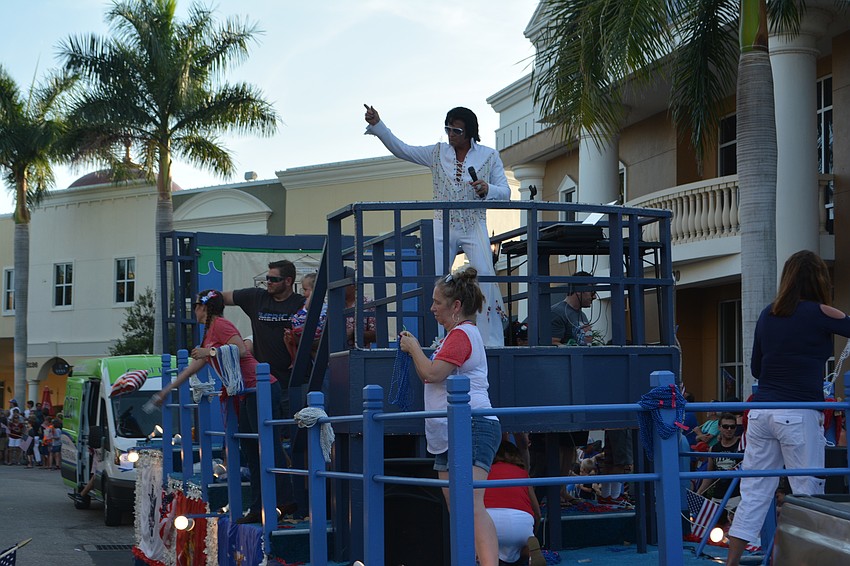Even Elvis made time to be part of the Tribute to Heroes Parade.