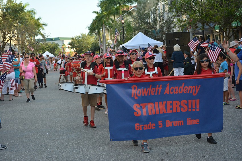 The Rowlett Academy Strikers are an annual favorite at the parade.