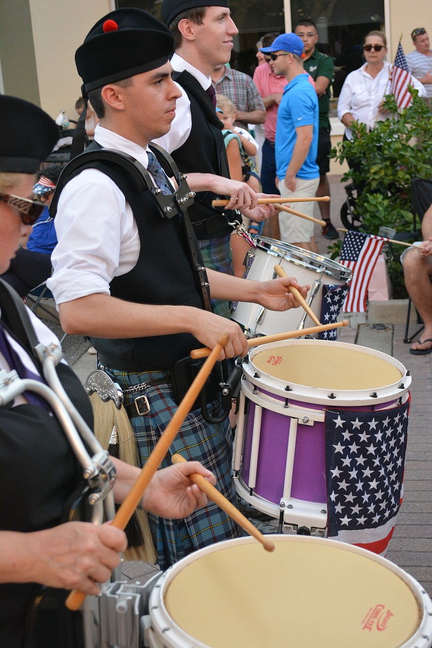 What'   a a parade without drums?