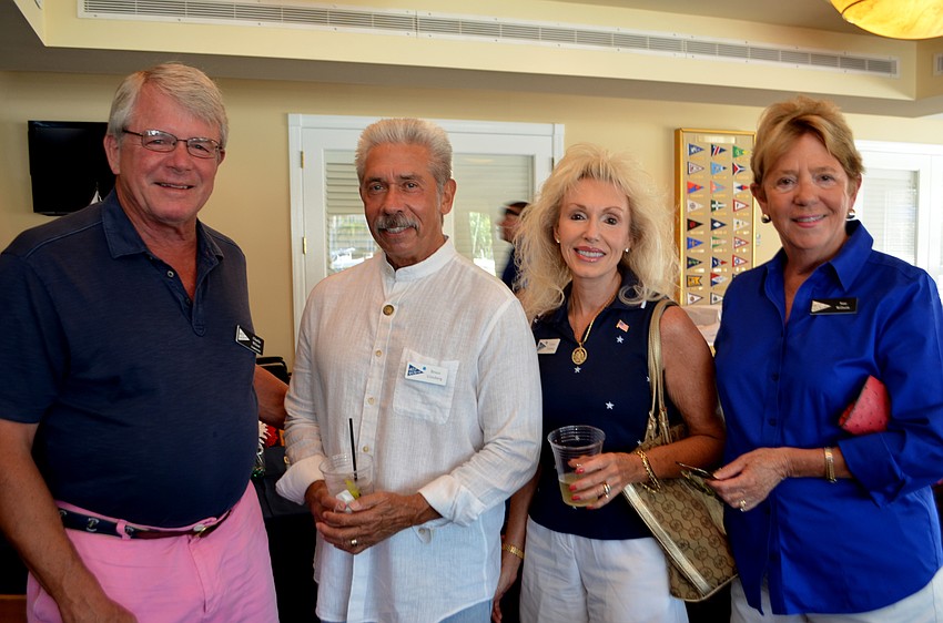 Commodore Charlie Wilson, Bruce and Louise Ginsberg and Sue Wilson