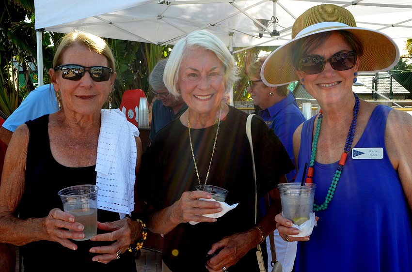 Sally Wright, Pat Moore and Karin Jones