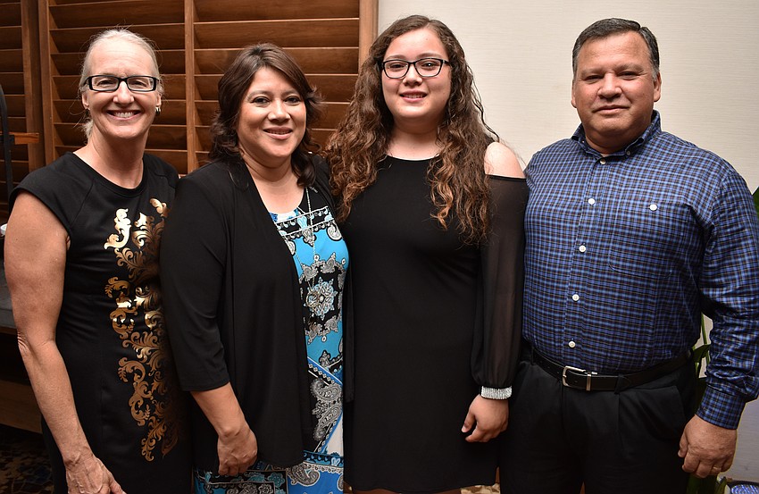 Kim Cornetet, Sonia Marin, Sarah Marin and Luis Marin