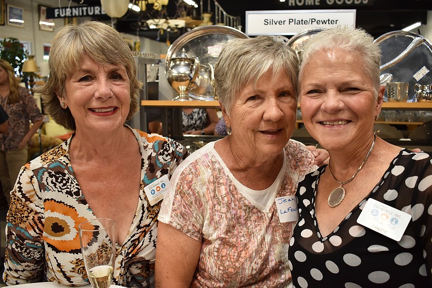 Linda Moor, Jean LaFountain and Carlene Todd