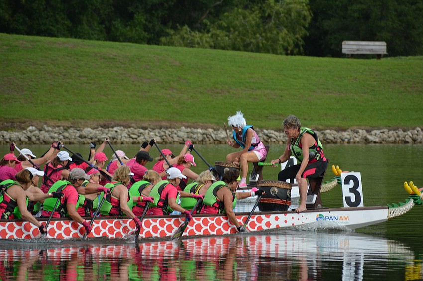 Survivors in Sync couldn'        t hold off their rivals in the first heat, finishing fourth.
