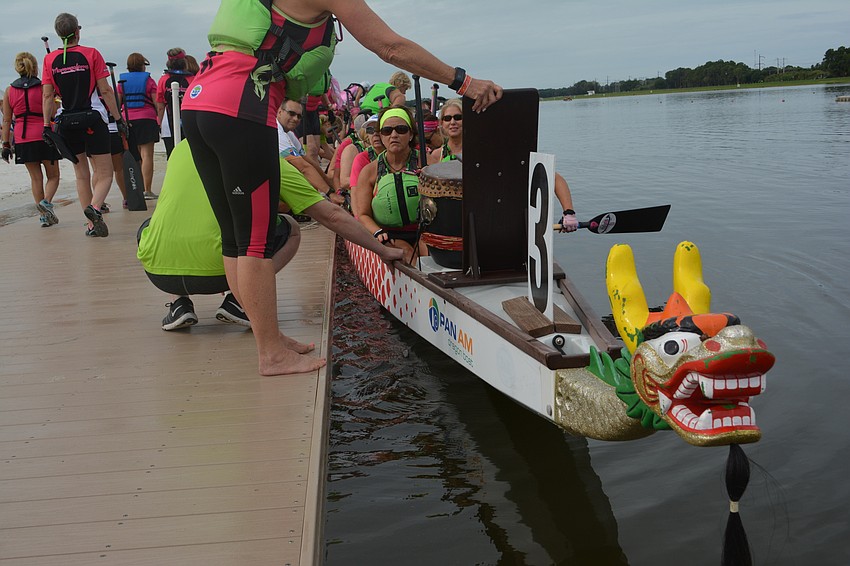 What would dragon boat racing be without a dragon?