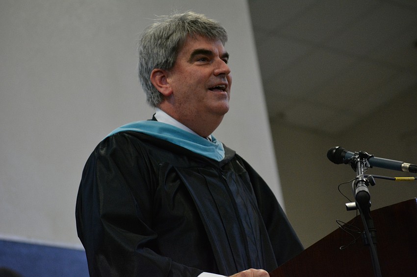 Head of School David Mahler used his time to answer 