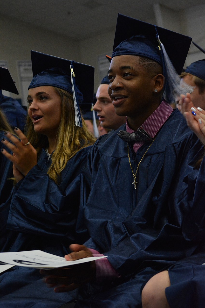 Amad Brayboy, a future Lynn University student, is all smiles.