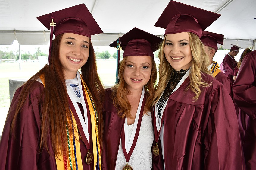 Francesca Bertoglio, Amelia Russell and Haley Perkins