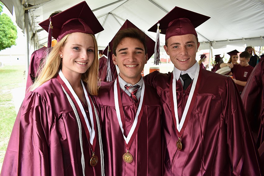 Nicole Polivchak, Tyler Bankemper and Brenden Ehrlich