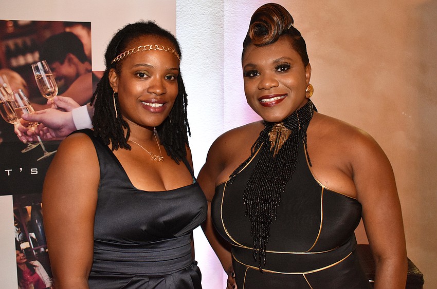 Brittany Bailey and YPG Events Committee Chairwoman Shantel Norman