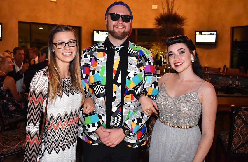 Abigail Oakes, Murray Devine and Samantha Van Wie