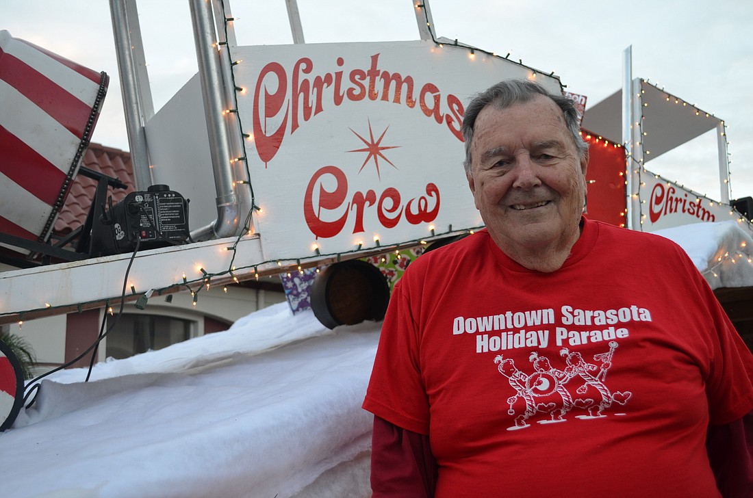 Paul Thorpe&#39;   s legacy includes organizing the Downtown Sarasota Holiday Parade and other events.