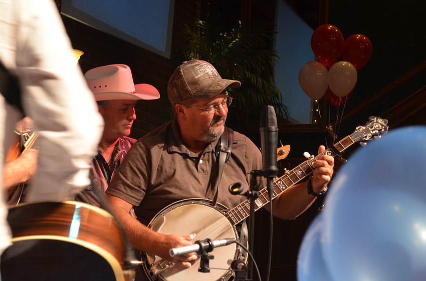 The Manatee River Bluegrass Band performed throughout the evening.
