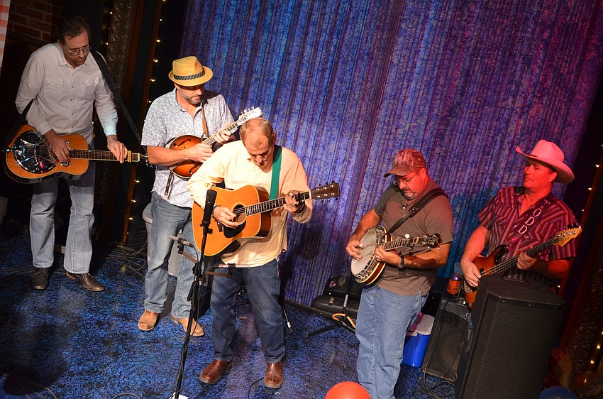 The Manatee River Bluegrass Band performed throughout the evening.