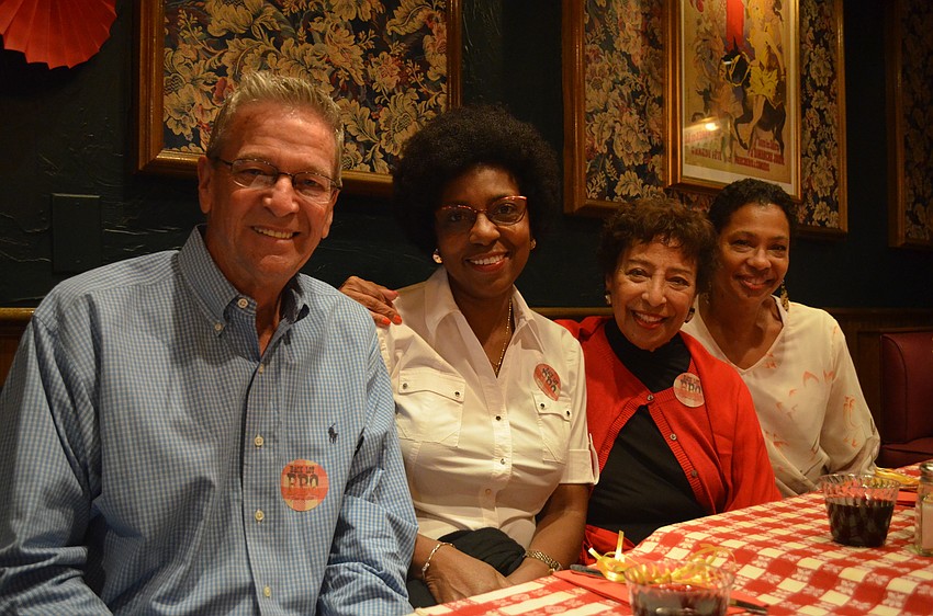 Phillip and Michelle Carroll with Carol Poteat-Buchanan and Linda Poteat-Brown