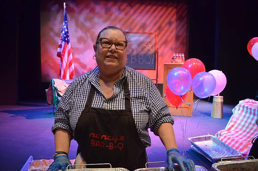 Nancy Krohngold, owner of Nancy's Bar-B-Q, was onsite to serve up ribs, brisket, chicken, pulled pork and sides.