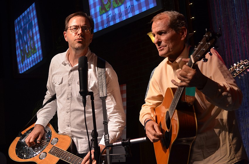 The Manatee River Bluegrass Band performed throughout the evening.