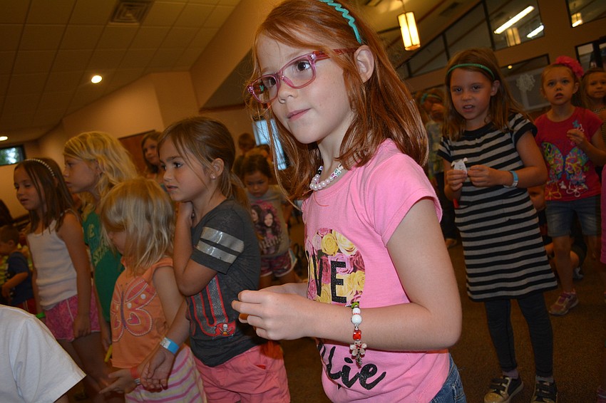 Addison Crutchfield sings along to 